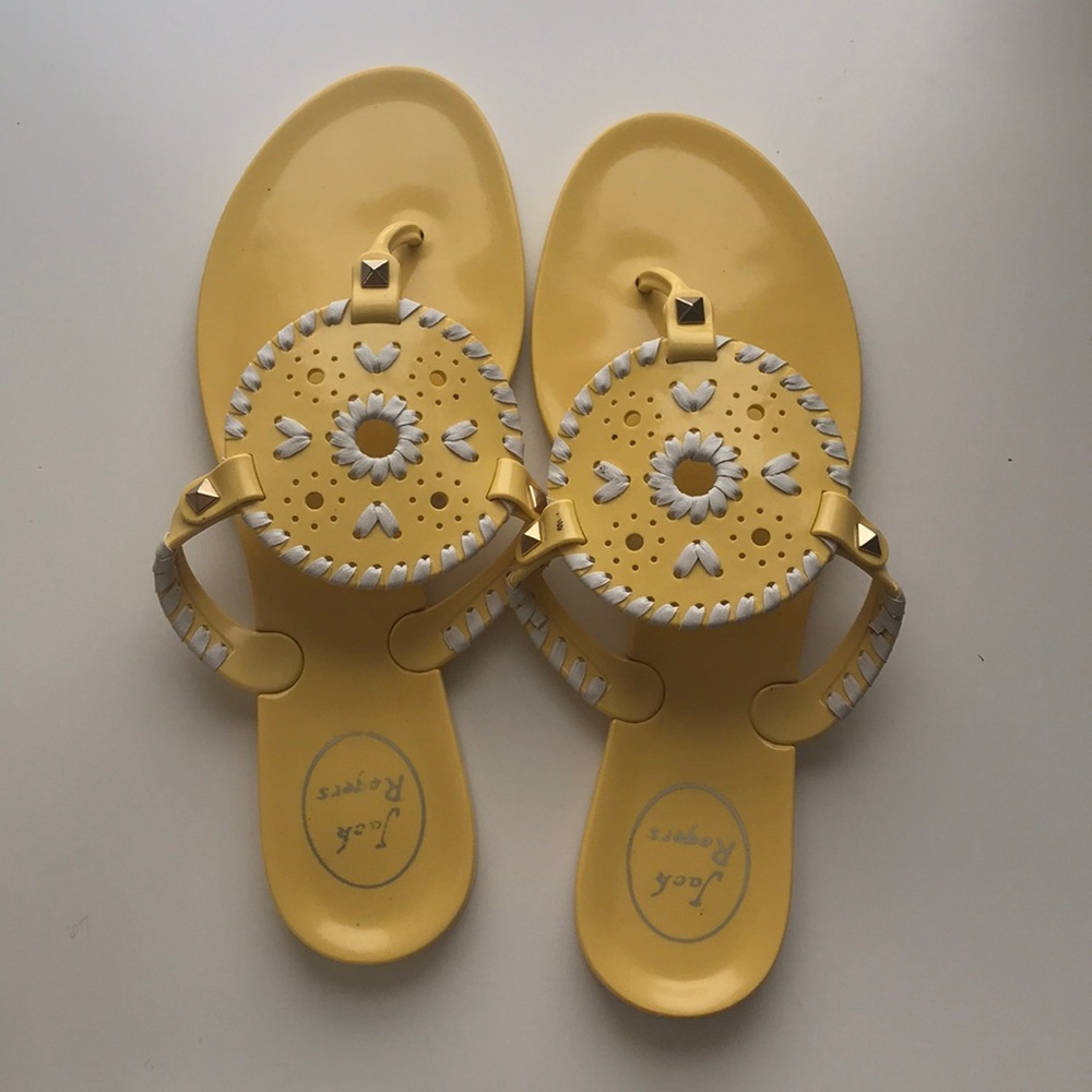 Yellow Jack Rogers Georgica Jelly Sandal